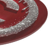 Planche À Découper Monogramme lettre C pailleté Chrome Drip (Coin)