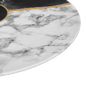 Planche À Découper Monogramme Marbre de la table de coupe personnalis (Coin)