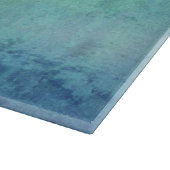 Planche À Découper Monogramme marin Ombre turquoise (Coin)