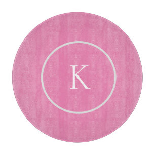 Planche À Découper monogramme minimaliste personnalisé