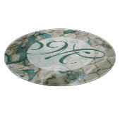 Planche À Découper Monogramme | papillons arabes V (Coin)