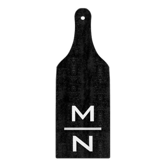 Planche À Découper monogramme personnalisé (Devant)