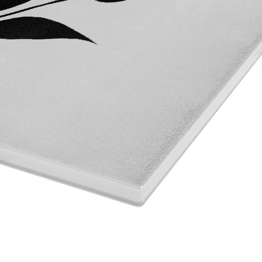 Planche À Découper Monogramme personnalisé et initiales avec lauriers (Coin)