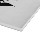 Planche À Découper Monogramme personnalisé et initiales du nom de fam (Coin)