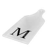 Planche À Découper Monogramme personnalisé et tableau de découpe de n (Coin)