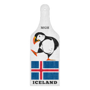 Planche À Découper Monogramme personnalisé Islande