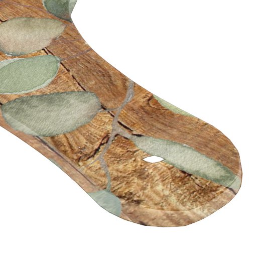 Planche À Découper Monogramme rustique Eucalyptus Tournesol Image en  (Coin)