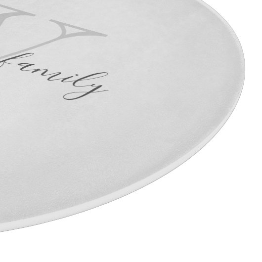 Planche À Découper Monogramme rustique Nom de famille Cool initial Ch (Coin)