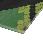 Planche À Découper Monogramme Serpent vert et noir (Coin)