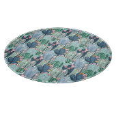 Planche À Découper Monogramme | Soft Patel Cactus Motif (Coin)