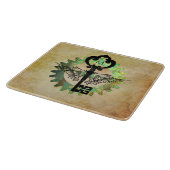 Planche À Découper Monogramme Steampunk clé aile Roue rouille (Coin)