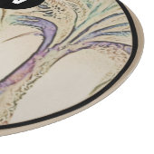 Planche À Découper Monogramme Tropical Glass Cutboard (Coin)