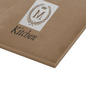 Planche À Découper Monogrammes majestueux : Illuminer l'élégance" (Coin)