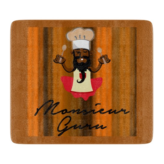 Planche À Découper Monsieur Guru (Devant)