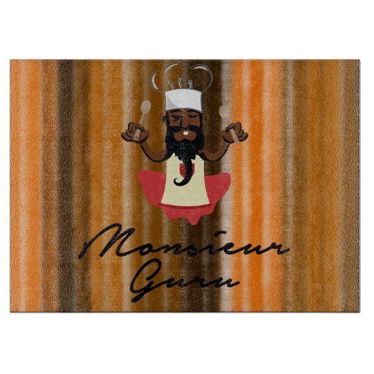Planche À Découper Monsieur Guru (Devant)