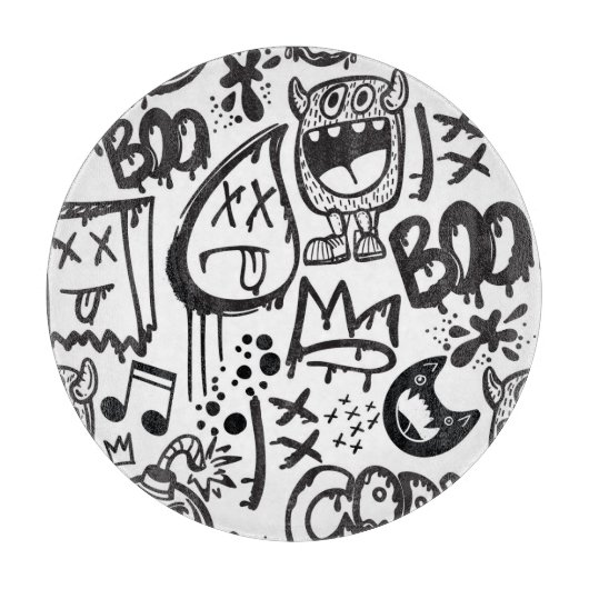 Planche À Découper Monster Boys : Motif à main (Devant)