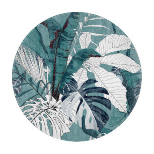 Planche À Découper Monstera de bananes tropicales : Branché sans fil.
