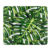 Planche À Découper Monstera Feuilles Coupe Board (Devant)