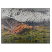 Planche À Découper Montagne polychrome, Denali NP, Alaska (Devant)
