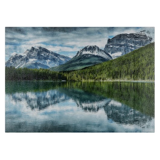 Planche À Découper Montagnes | Canadian Rockies, Alberta Canada (Devant)