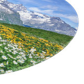 Planche À Découper Montagnes | Swiss Alps Valley Spring (Coin)