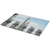 Planche À Découper Monument Washington et mémorial de la Seconde Guer (Coin)