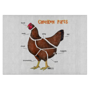 Planche À Découper Morceaux de poulet