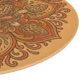 Planche À Découper Morel Mushroom Mandala (Coin)