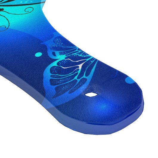 Planche À Découper Morpho Butterfly in the Dark Background (Coin)