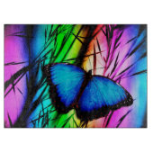 Planche À Découper Morpho sur arc-en-ciel (Devant)