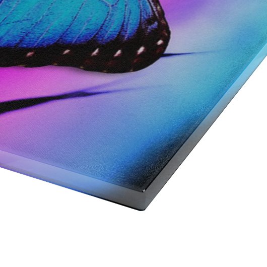 Planche À Découper Morpho sur arc-en-ciel (Coin)