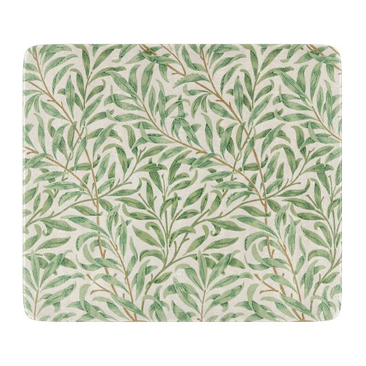 Planche À Découper Morris - Antique willow leaves & Branches Pattern (Devant)