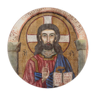 Planche À Découper Mosaïque ancienne de Jésus