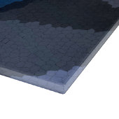 Planche À Découper Mosaïque en bleu et rose (Coin)