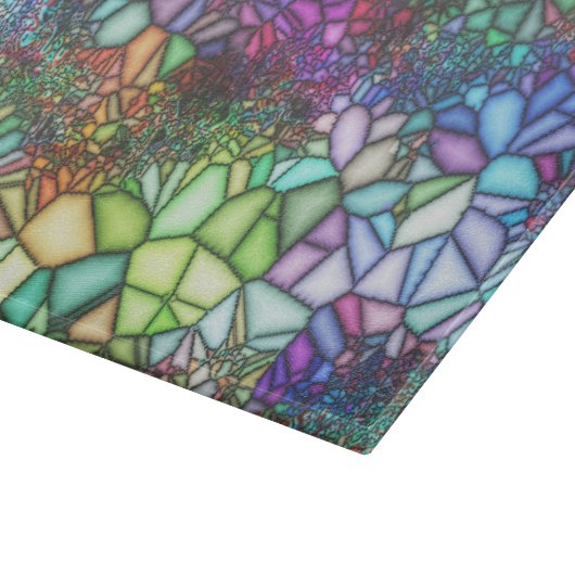 Planche À Découper Mosaïque en verre tendu (Coin)