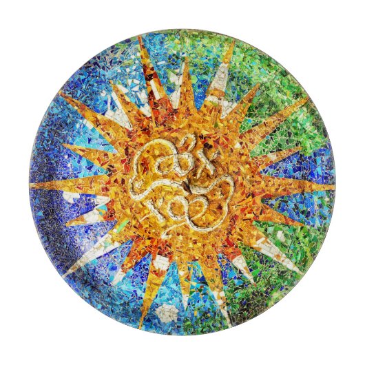 Planche À Découper Mosaïques de Park Guell (Devant)