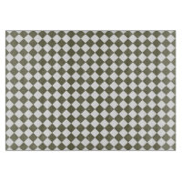 Moss Green Checkerboard motif
