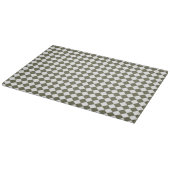Planche À Découper Moss Green Checkerboard motif (Coin)