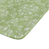 Planche À Découper Moss Green Damask (Coin)