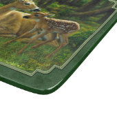 Planche À Découper Mother Deer and Fawn Forest Green (Coin)