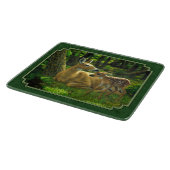 Planche À Découper Mother Deer and Fawn Forest Green (Coin)