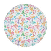 Planche À Découper Motif 2 d'aliments de préparation rapide (Devant)