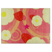 Planche À Découper Motif 2 de fraise (Devant)