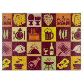 Planche À Découper Motif 2 de nourriture (Devant)