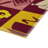 Planche À Découper Motif 2 de nourriture (Coin)