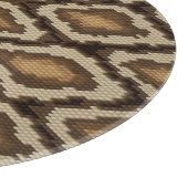 Planche À Découper Motif 2 de peau de serpent de python (Coin)