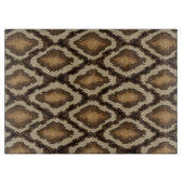 Planche À Découper Motif 2 de peau de serpent de python (Devant)