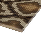 Planche À Découper Motif 2 de peau de serpent de python (Coin)