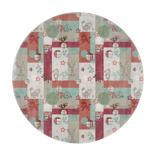 Planche À Découper Motif 2 d'édredon de bébé (Devant)