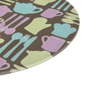 Planche À Découper Motif 2 d'ustensiles de cuisine (Coin)